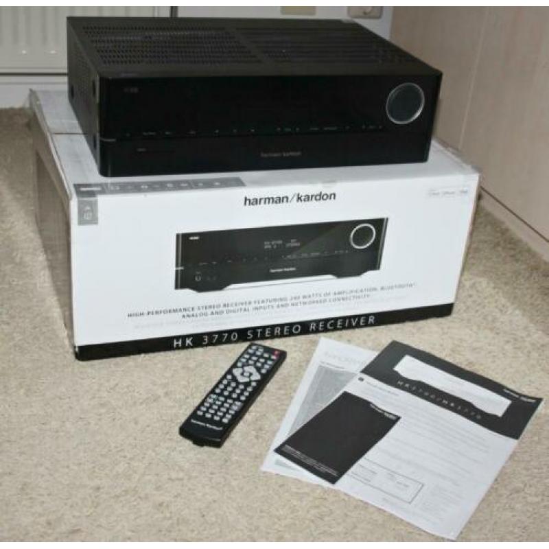 Stereo receiver Harman Kardon HK 3770 met Bluetooth(Z.G.A.N)