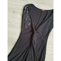 XX BY MEXX leuk zwart jurkje maat L (NK016)