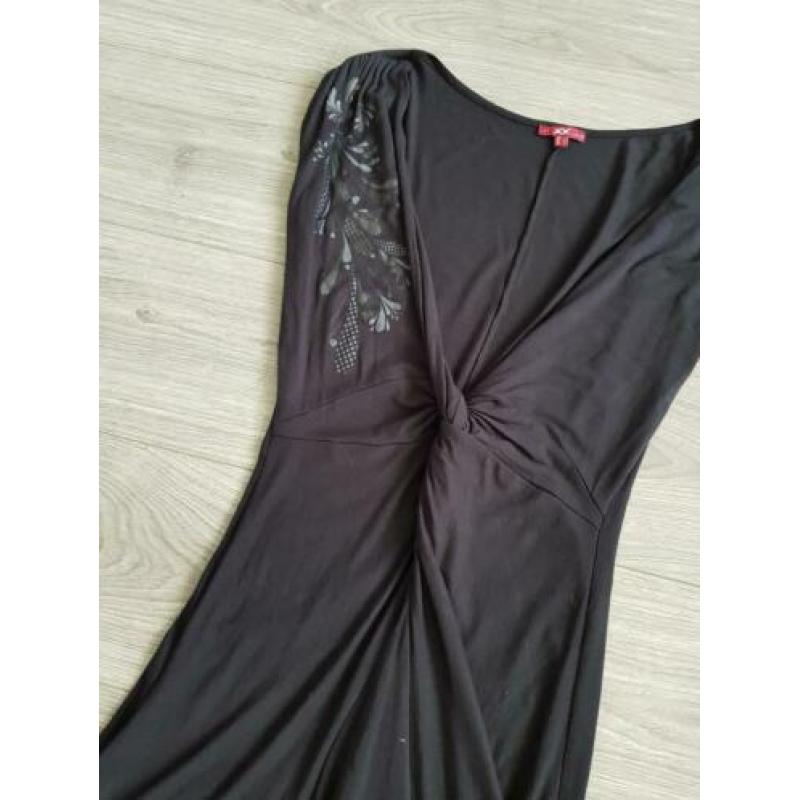 XX BY MEXX leuk zwart jurkje maat L (NK016)