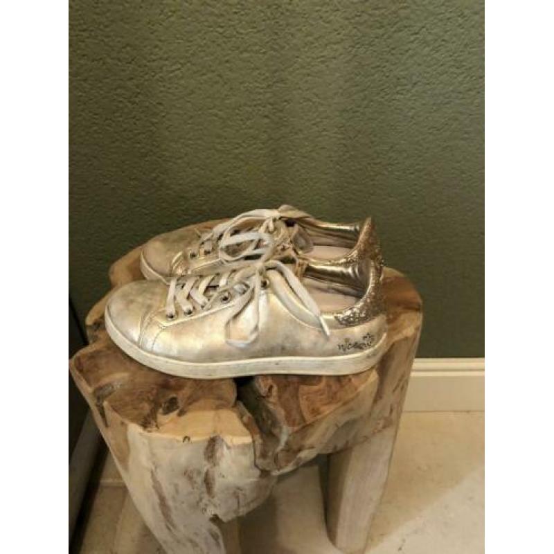 Jopper meisjes schoenen | sneakers goud mt 33