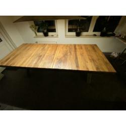 Eiken tafel planken over dwars minder dan 1/3 van de prijs!