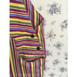 Handgemaakte vintage look tuinbroek tuinpak 86 92 98 ?