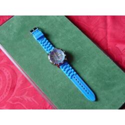 Horloges, dames of jeugd blauw + herenhorloge.