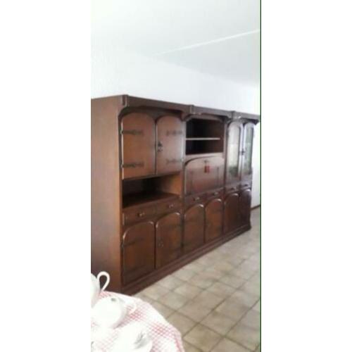 3 delige eikenhouten kast tv meubel salontafel