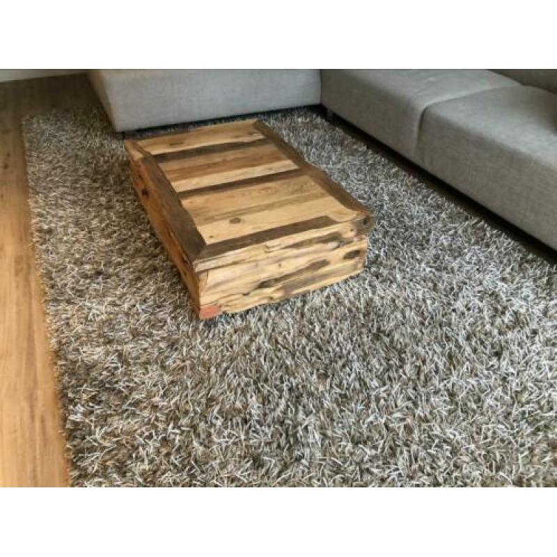 Handgeknoopt hoogpolig vloerkleed van Goossens 3.40x1.60m