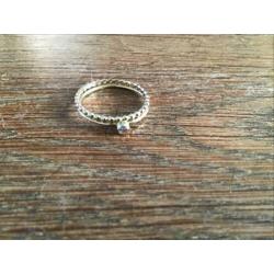2. 14 karaats gouden rij ringen