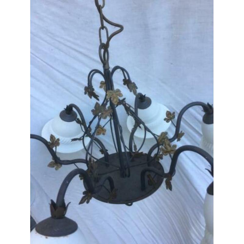 Florale Art Nouveau uitzonderlijke hangluchter