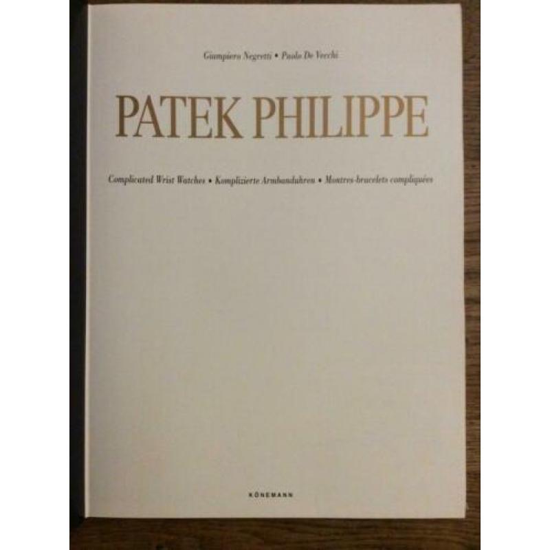 Horlogeboek Patek Philippe Horloges Konemann Negretti Vecchi