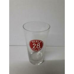 Oud perle 28 caulier bierglas uit belgië. zie foto's