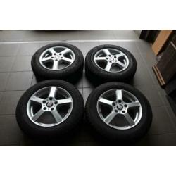 VW Golf 5 aluminium velgen met winterbanden