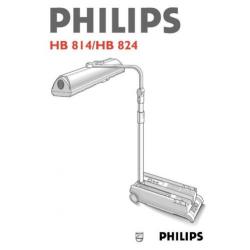 Philips HB814 inklapbare zonnebank