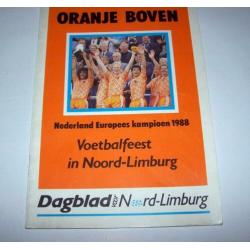 Spec. uitg. Dagblad v. N. Limburg;-Ned. Eur. kampioen 1988.