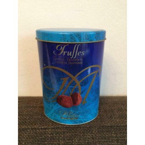Truffes Fantaisie - Truffles Mathez Chocolatier ovaal blik