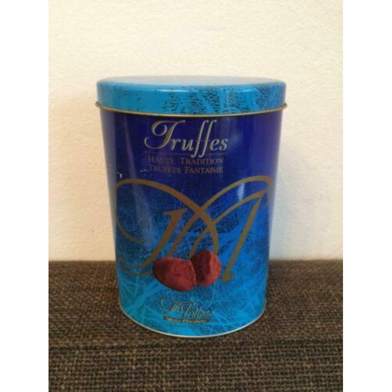 Truffes Fantaisie - Truffles Mathez Chocolatier ovaal blik