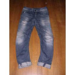 GstarARC loose Taperend JeansWMN slijtplekken orgineel 26-32