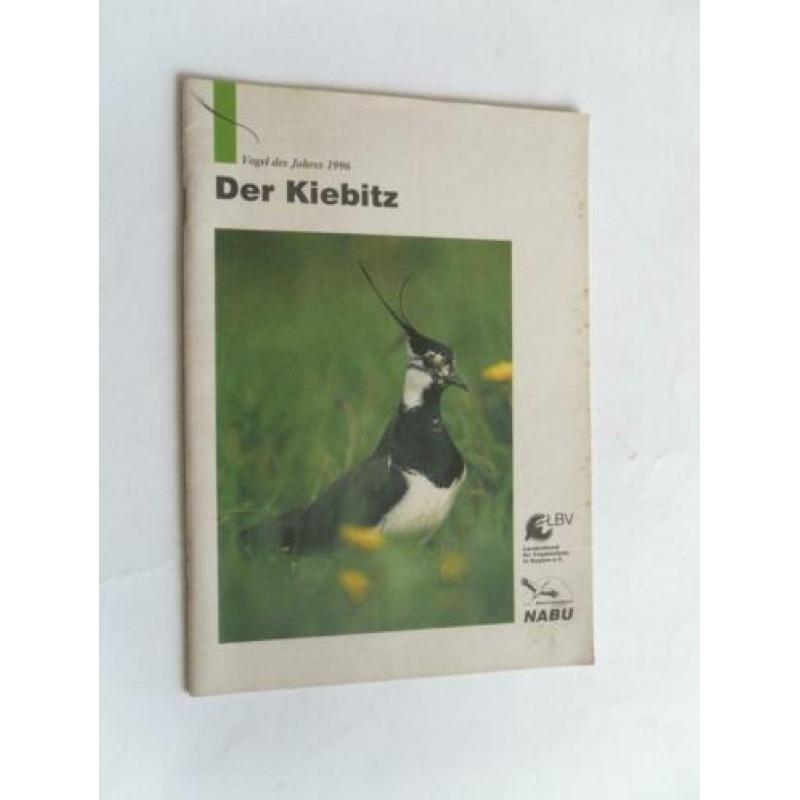 Duits boekje over kievit , Der Kiebitz Vogel des Jahres 1996