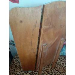 Vintage/Retro/Hippie/Drieluik/Spiegel/Kaptafel