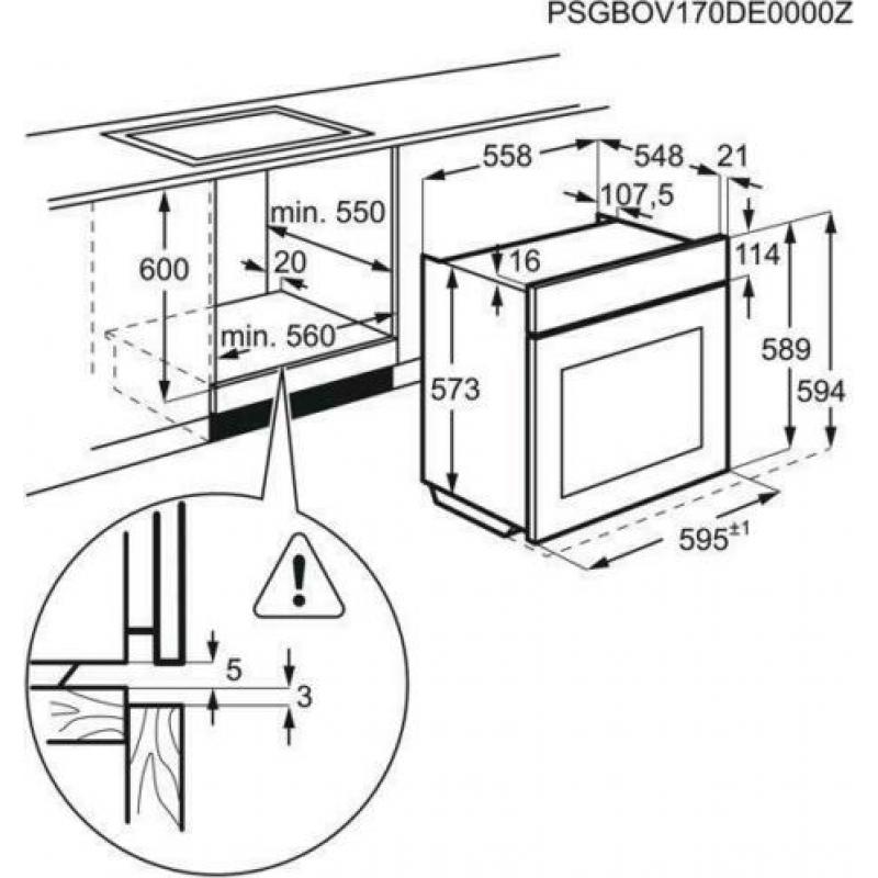AEG inbouw oven BES33101ZM van € 373 NU € 249