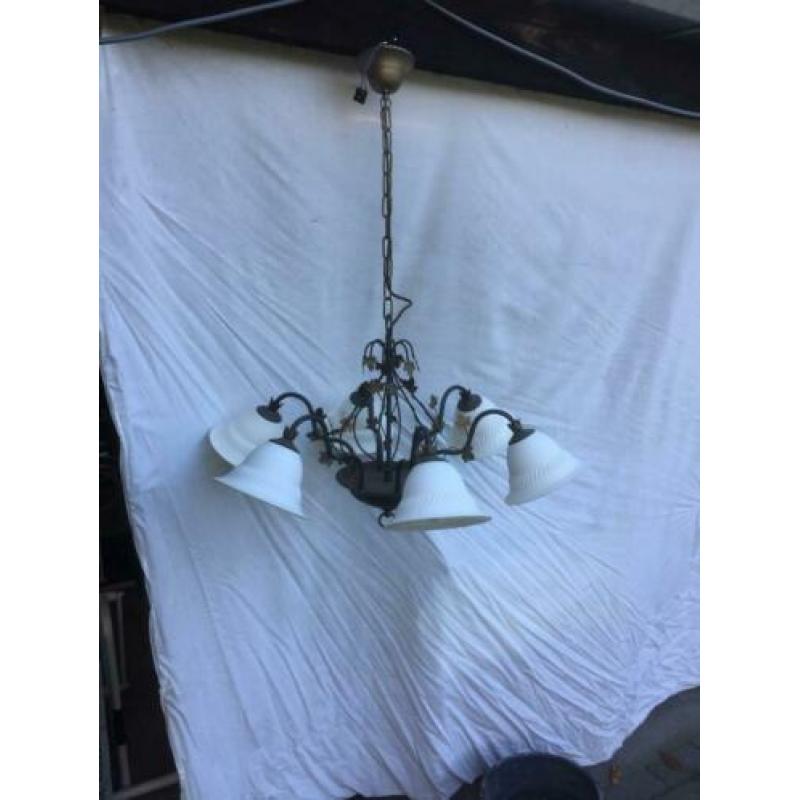 Florale Art Nouveau uitzonderlijke hangluchter