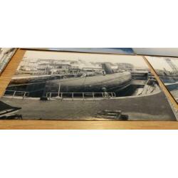 Rijkswerf originele Marine foto's 1973 onderzeeboot uniek