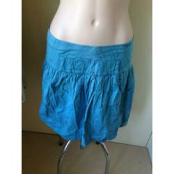 Turquoise rok Mais il est ou le soleil rok 38 M petrol nieuw