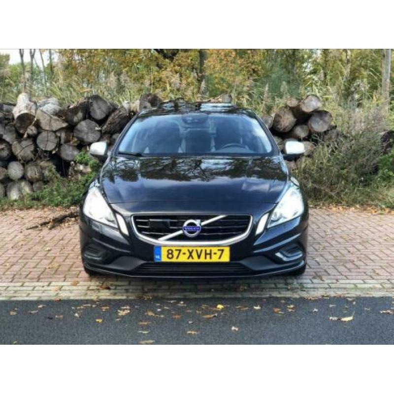 Volvo S60 1.6D DrivePowershift 2012 Zwart R DESIGN FULLLL