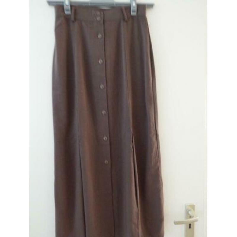 Rok + Gilet blouse bruin mt.36 (S) City Life Woman