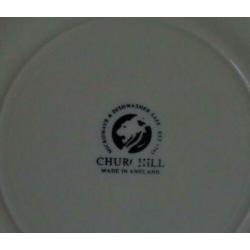 CHURCHILL FRIENDLY CREEPY CRAWLIES 6x ontbijtbord 21cm bord