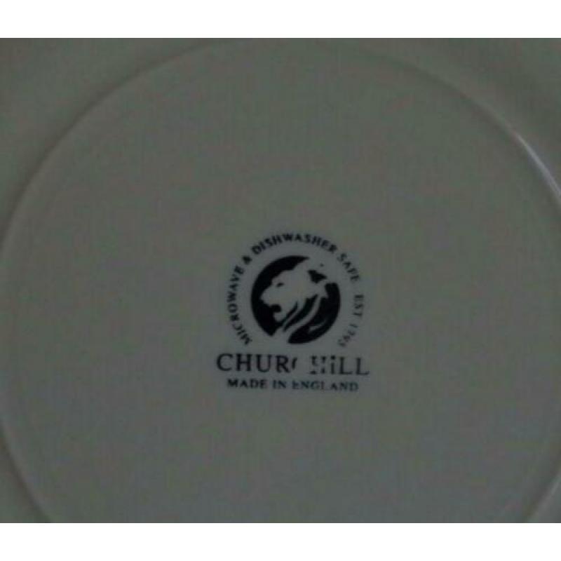 CHURCHILL FRIENDLY CREEPY CRAWLIES 6x ontbijtbord 21cm bord