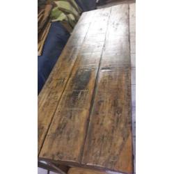 oude stoere markttafel smalle tafel