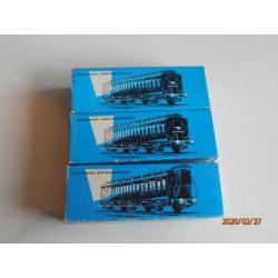 marklin 4004 4004 4005 3 compartimentrijtuigen donker blauw