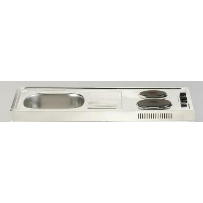 Meister Keukenblok 100 cm incl. koelkast & kookplaat