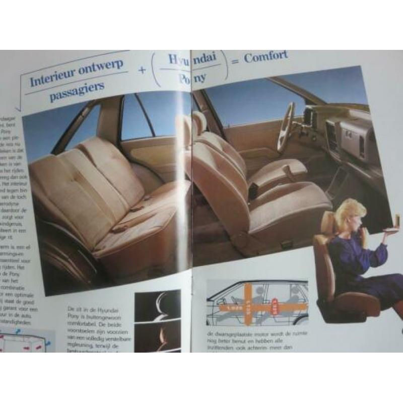 Vlaamse folder Hyundai Pony