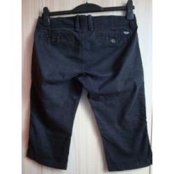 RALPH LAUREN POLO capri broek. Zwart. Jeansmaat 29 ( 36 )