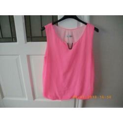 zgan prachtig mooi roze maat large topje met voering