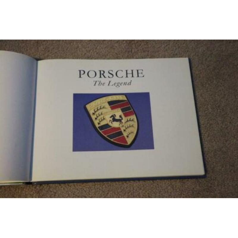 porsche boek the legend jonathan wood 80 pagina's kleur