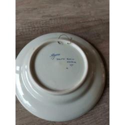 Delfts Blauw Holland bord D.O.E.N.. K