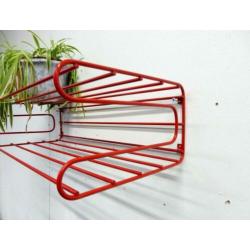 retro vintage wandkastje kast wandplank boekenplank jaren 80