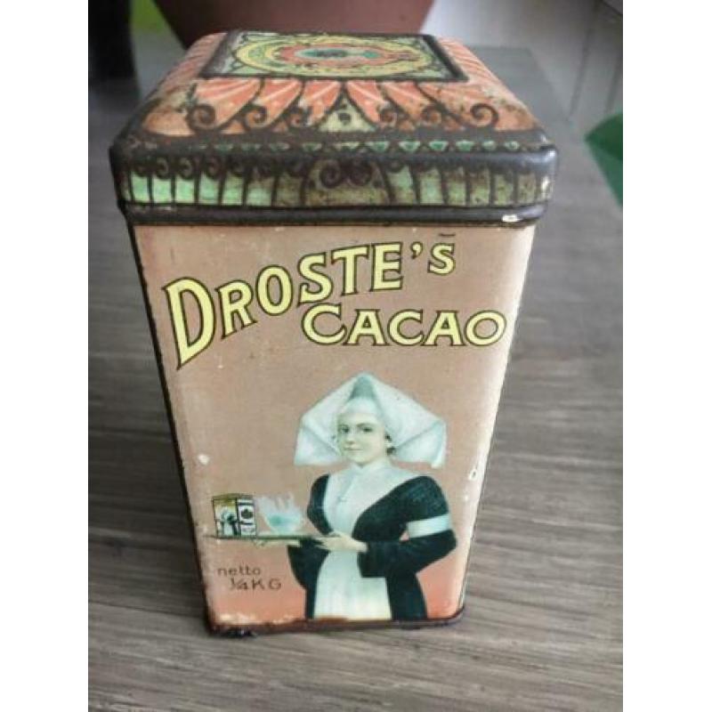 Droste’s Cacao blikje netto 1/4 kg