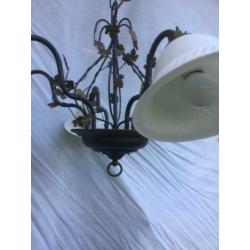 Florale Art Nouveau uitzonderlijke hangluchter