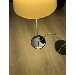 Set van 2 schemerlampen met chrome voet