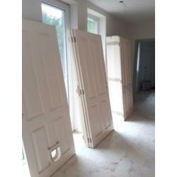 17 massief houden witte deuren vol MDF deuren