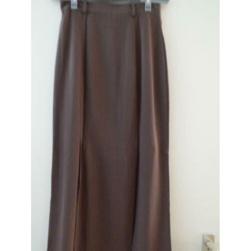 Rok + Gilet blouse bruin mt.36 (S) City Life Woman