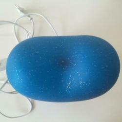 Lamp in vorm van (blauw) hart met stekker / 15 Watt
