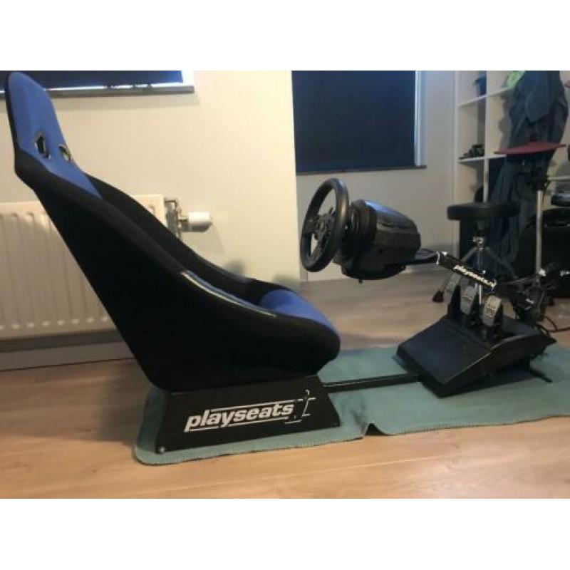 thrustmaster t300rs + T3PA Add-On Pedalen + racestoel+2games