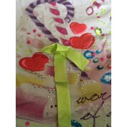 fun en fun shirt 110-116 met applicaties meisje