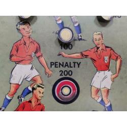 Voetbalspel Nederlands 'elftal' oud knikkerspel