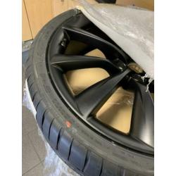 22 inch nieuwe Orig Tesla Model X Onyx Velgen/banden breedse