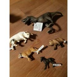 Schleich dieren partij nieuw 5 stuks