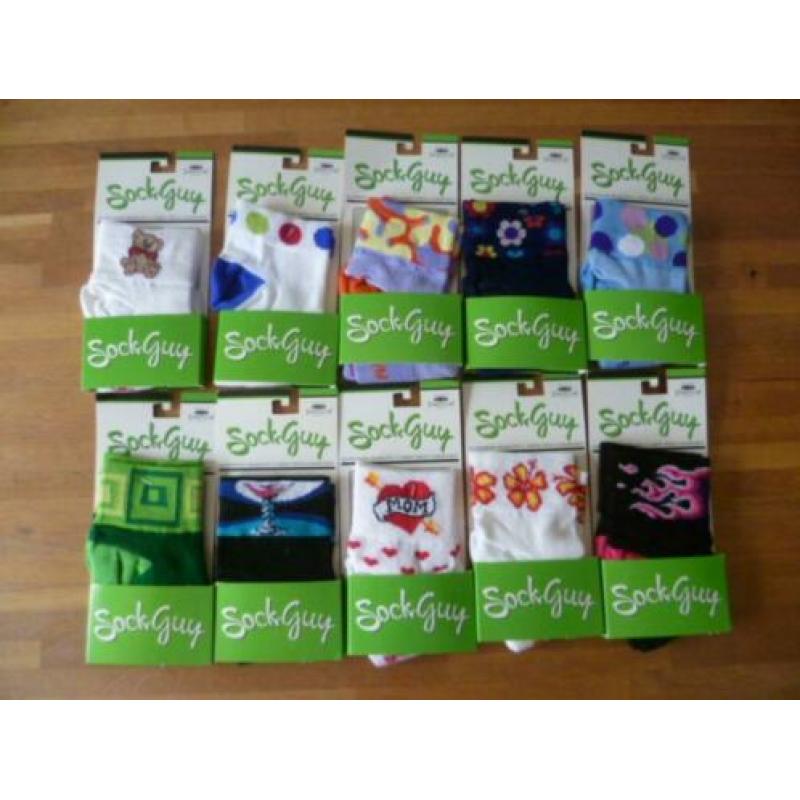 10 paar SockGuy sokken S/M schoenmaat 38-41 (set A)
